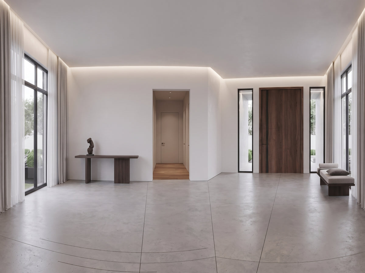 The Onyx Crest Residence | Modern Minimalist Luxury Bungalow Design
