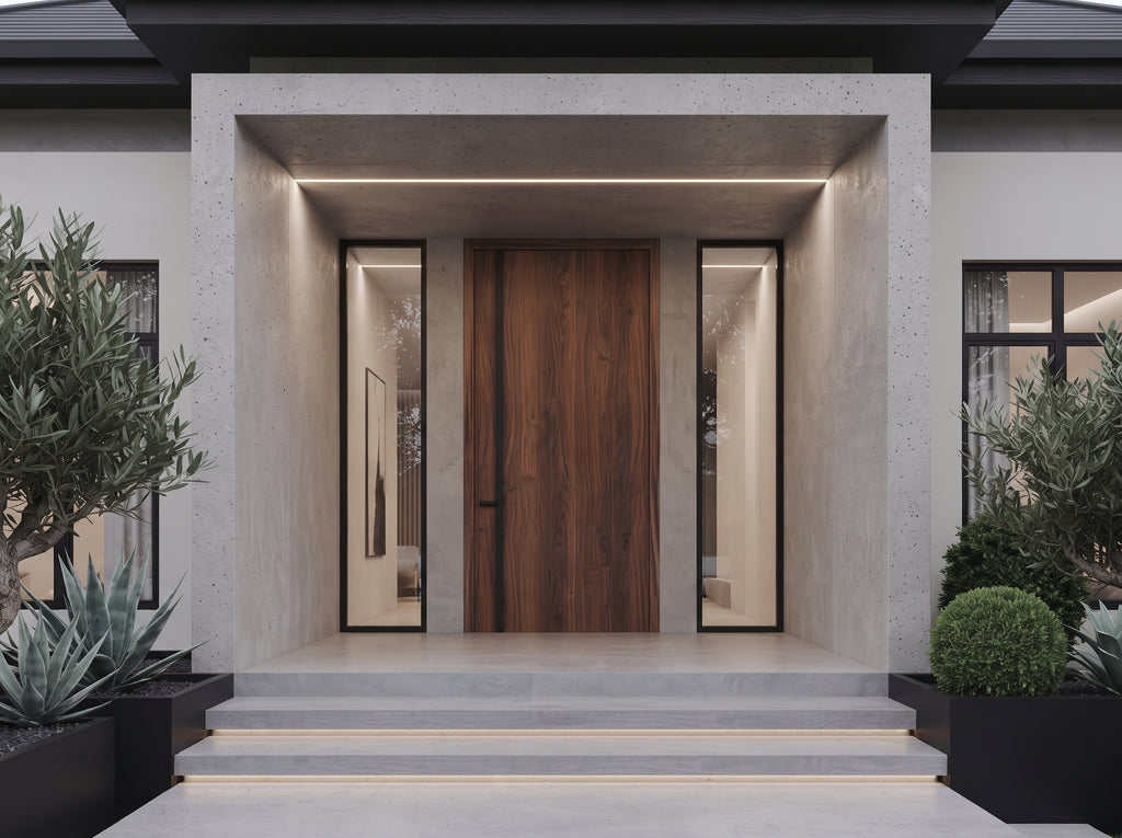 The Onyx Crest Residence | Modern Minimalist Luxury Bungalow Design