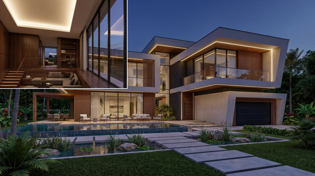 Villa Luminosa | The Horizon Sanctuary — Modern Tropical Luxury Villa Plan