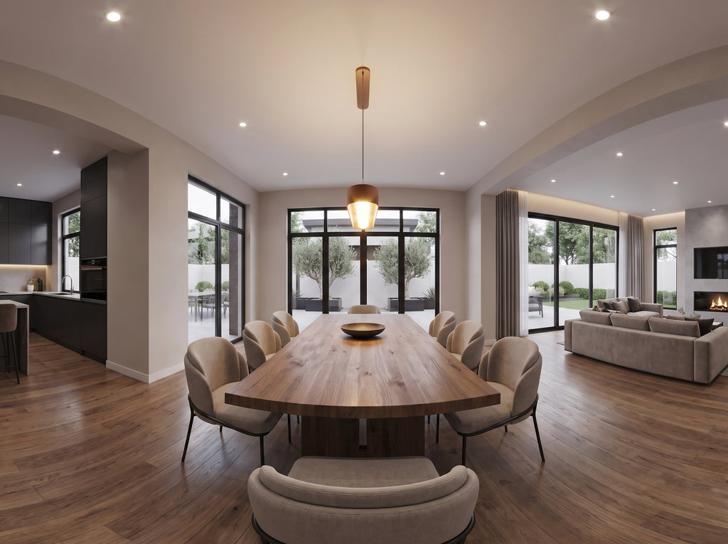 The Onyx Crest Residence | Modern Minimalist Luxury Bungalow Design