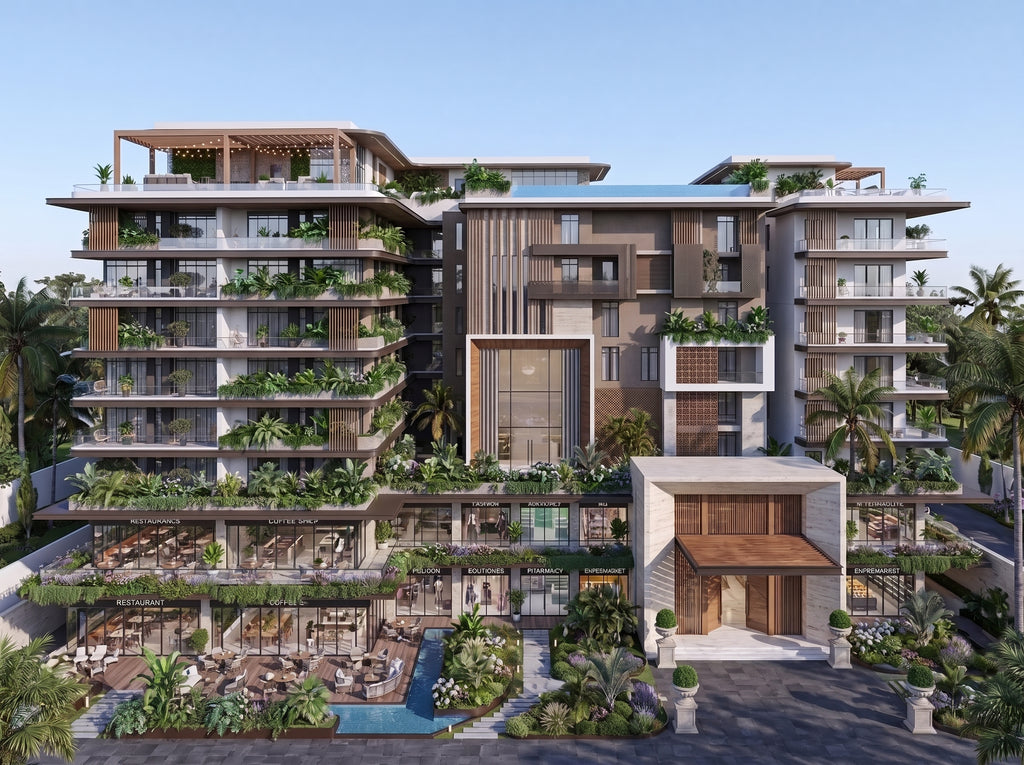 LAZURE URBAN ADRESS /Premium Contemporary Tropical Residential Apartment Development