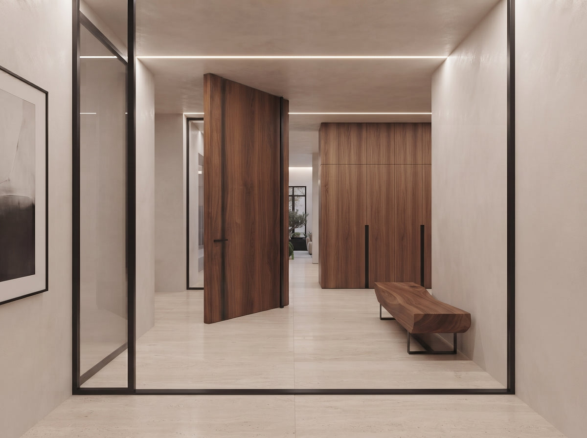 The Onyx Crest Residence | Modern Minimalist Luxury Bungalow Design