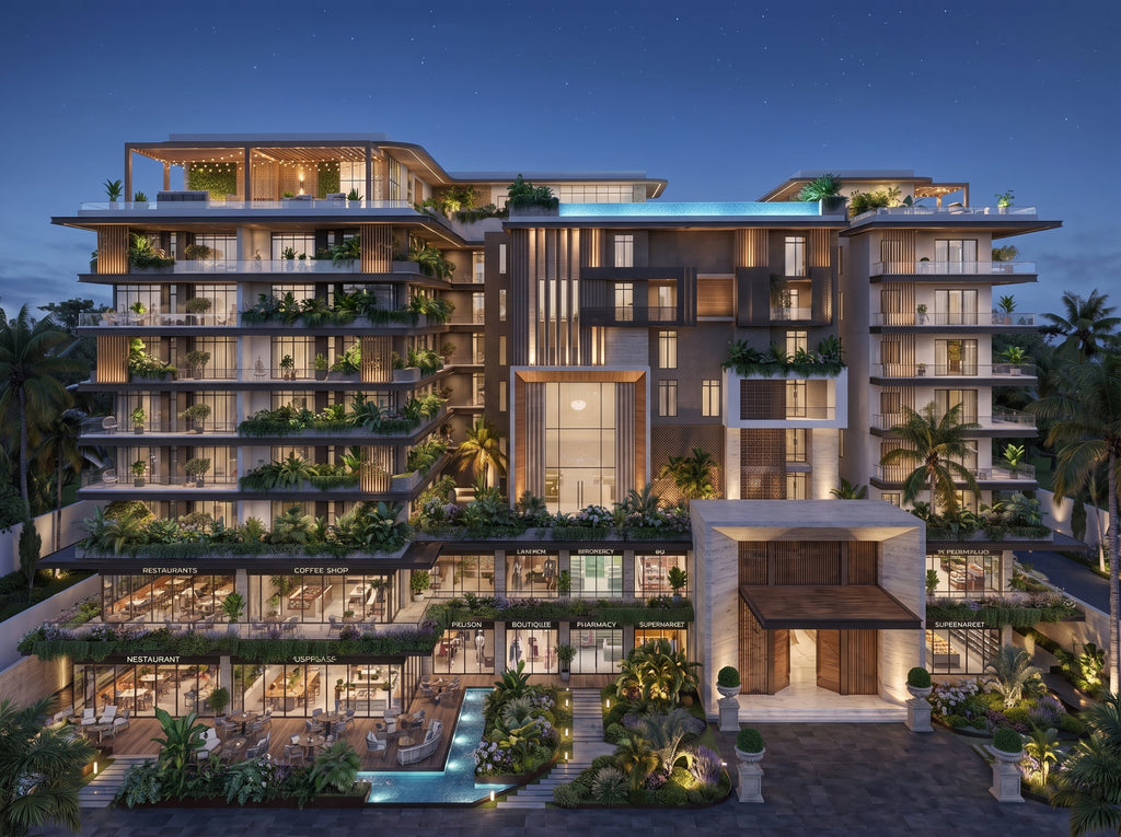 LAZURE URBAN ADRESS /Premium Contemporary Tropical Residential Apartment Development