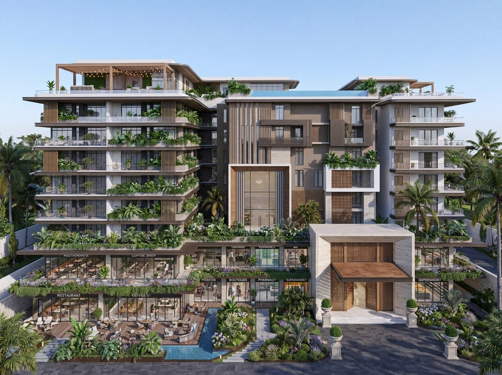 LAZURE URBAN ADRESS /Premium Contemporary Tropical Residential Apartment Development